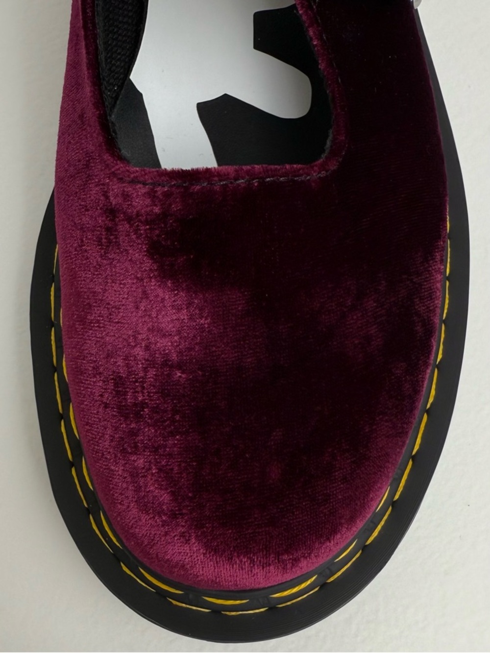 Dr. Martens x Heaven Marc Jacobs Addina Velvet Shoes Cherry Red Mary Janes UK 6 - Picture 10 of 17